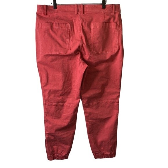 Banana Republic Slim Utility Jogger Pant Zip Cuff High-Rise Stretch Twill Cotton - Picture 6 of 16